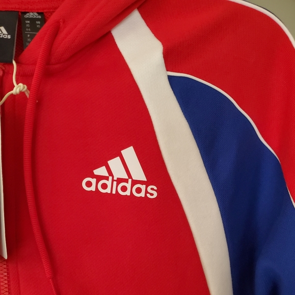 ❤💙FINAL PRICE❤💙Adidas Colorblock full zip hoodie - Picture 6 of 16